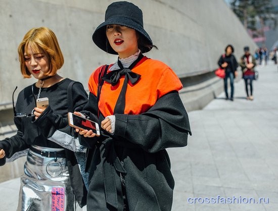 Мода Южной Кореи: Street Style Недели моды в Сеуле, март 2017