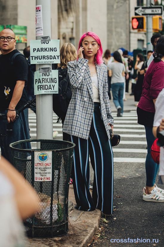 Street style нью-йоркской Недели моды, сентябрь 2018