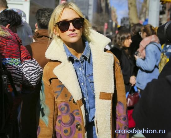 Street style Недели моды в Нью-Йорке, февраль 2017 Marc Jacobs