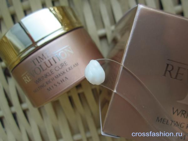 Missha Time Revolution Wrinkle Cure Ночной питательный маска-крем