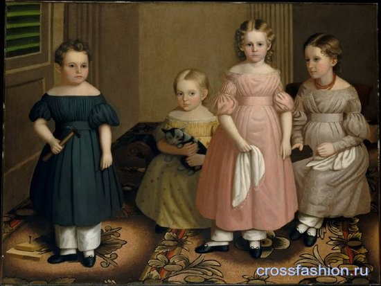 Oliver Tarbell Eddy «The Alling Children», 1839