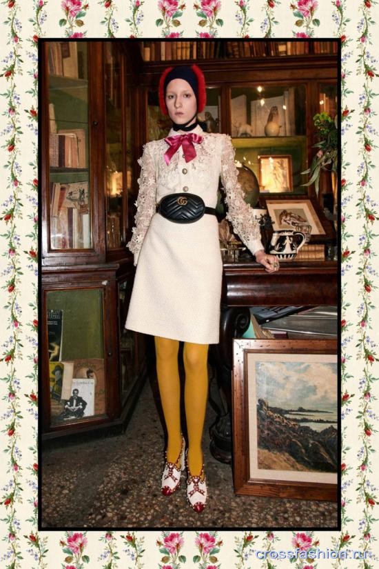 Gucci коллекция pre-fall осень-зима 2017-2018