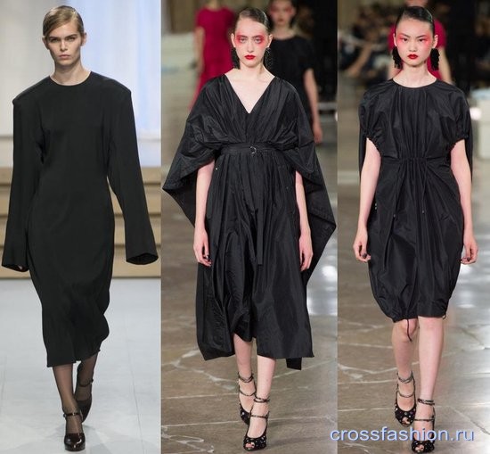 Черные платья весна-лето 2017: модные принципы, фасоны, декор и актуальные материалы