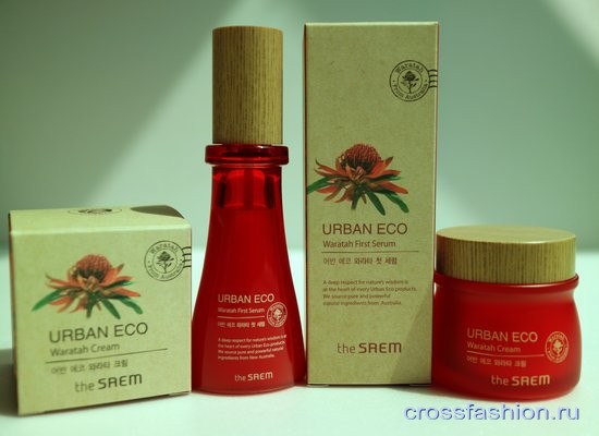 The Saem Urban Eco Waratah Крем и серум для лица с экстрактом телопеи