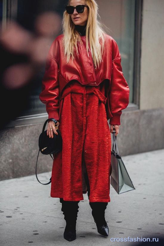 Неделя моды в Нью-Йорке февраль 2018: Street Style часть 2