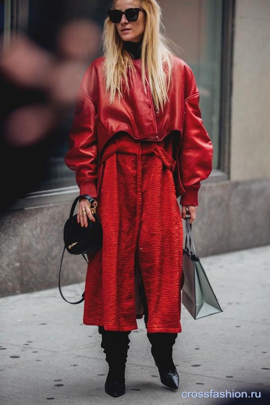 Неделя моды в Нью-Йорке февраль 2018: Street Style часть 2