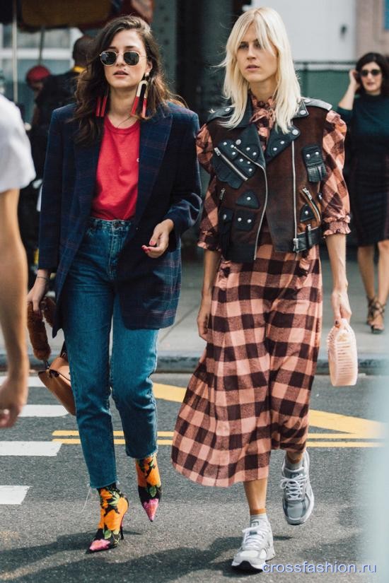 Street style Недели моды в Нью-Йорке, сентябрь 2017 